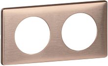 Рамка универсальная Legrand Celiane 2-м. металл медь  картинка